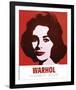 Liz, 1963 (Red)-Andy Warhol-Framed Art Print