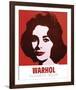 Liz, 1963 (Red)-Andy Warhol-Framed Art Print