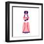 Liz from Windsor-Tosh-Framed Art Print