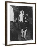 Liza Minnelli Dancing at the Il Milo DiscotecHeadquartersue on the Occasion of Her 19th Birthday-Bill Eppridge-Framed Premium Photographic Print