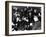 Liza Minnelli Is Surrounded by Photographers During an Airport News Conference in Paris-null-Framed Photo