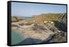 Lizard Peninsula, View of Kynance Cove-Guido Cozzi-Framed Stretched Canvas