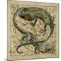 Lizards, Design For a Tile-William de Morgan-Mounted Giclee Print