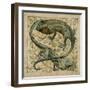 Lizards, Design For a Tile-William de Morgan-Framed Giclee Print