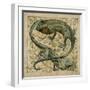 Lizards, Design For a Tile-William de Morgan-Framed Giclee Print