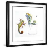 Lizards-null-Framed Giclee Print