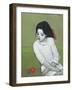 Lizzie in White-Endre Roder-Framed Giclee Print