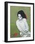 Lizzie in White-Endre Roder-Framed Giclee Print