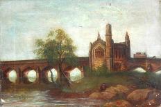 Chantry Chapel of St Mary the Virgin, Kirkgate, Wakefield, c.1850-Lizzie Ramsden-Framed Stretched Canvas