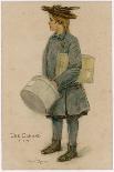 Errand Girl Carries 1905-LJ Kipper-Art Print