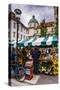 Ljubljana Central Market on a Saturday in Vodnikov Trg, Ljubljana, Slovenia, Europe-Matthew Williams-Ellis-Stretched Canvas