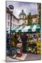 Ljubljana Central Market on a Saturday in Vodnikov Trg, Ljubljana, Slovenia, Europe-Matthew Williams-Ellis-Mounted Photographic Print