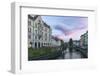 Ljubljana River Sunset-Rob Tilley-Framed Photographic Print