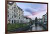 Ljubljana River Sunset-Rob Tilley-Framed Photographic Print