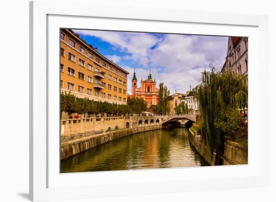 Ljubljana, the capital of Slovenia, Europe-Laura Grier-Framed Photographic Print