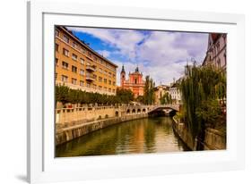 Ljubljana, the capital of Slovenia, Europe-Laura Grier-Framed Photographic Print