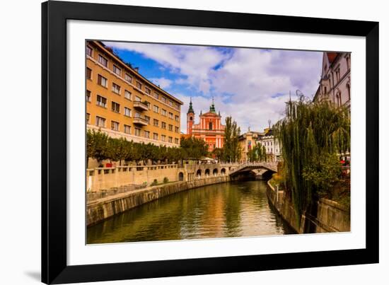 Ljubljana, the capital of Slovenia, Europe-Laura Grier-Framed Photographic Print