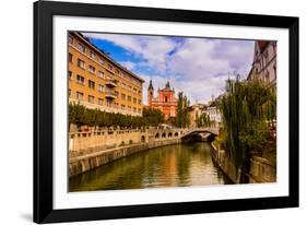 Ljubljana, the capital of Slovenia, Europe-Laura Grier-Framed Photographic Print