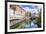 Ljubljana Triple Bridge and Franciscan Church of the Annunciation Reflected in Ljubljanica River-Matthew Williams-Ellis-Framed Photographic Print