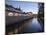 Ljubljanica Canal at twilight, Old Town, Ljubljana, Slovenia-Ben Pipe-Mounted Photographic Print