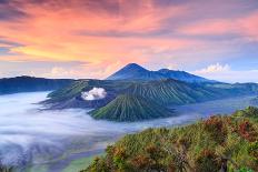Bromo Volcano at Sunrise,Tengger Semeru National Park, East Java, Indonesia-lkunl-Photographic Print