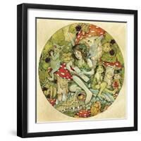 Ll Tell You a Tale Ink and Watercolour 2-Linda Ravenscroft-Framed Giclee Print