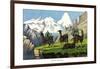 Llama, 1860-null-Framed Giclee Print