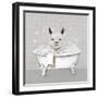 Llama Bath-Janet Tava-Framed Art Print