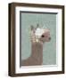 Llama Bohemian 3-Fab Funky-Framed Art Print