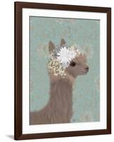 Llama Bohemian 3-Fab Funky-Framed Art Print