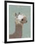 Llama Bohemian 3-Fab Funky-Framed Art Print