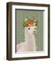 Llama Bohemian 4-Fab Funky-Framed Art Print