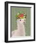 Llama Bohemian 4-Fab Funky-Framed Art Print