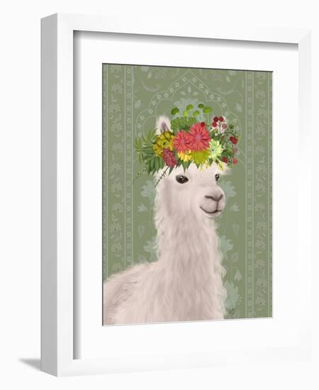 Llama Bohemian 4-Fab Funky-Framed Art Print