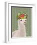 Llama Bohemian 4-Fab Funky-Framed Art Print