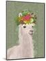 Llama Bohemian 4-Fab Funky-Mounted Art Print