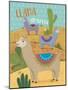 Llama Drama motif 2-Holli Conger-Mounted Giclee Print