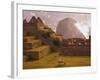 Llama Grazing at Machu Picchu-Laurie Chamberlain-Framed Photographic Print