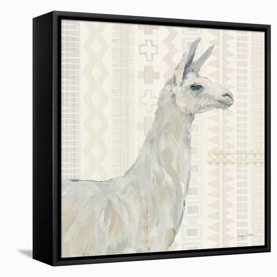 Llama Land II-Avery Tillmon-Framed Stretched Canvas