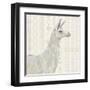 Llama Land II-Avery Tillmon-Framed Art Print