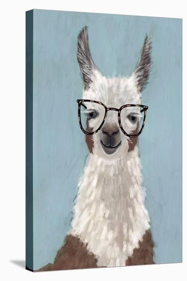 Llama Specs I-Victoria Borges-Stretched Canvas