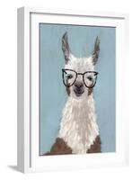 Llama Specs I-Victoria Borges-Framed Art Print