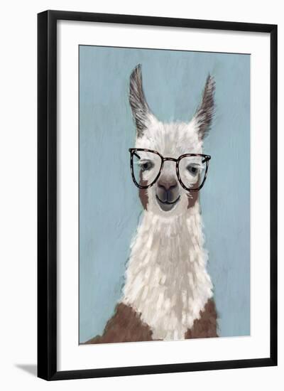 Llama Specs I-Victoria Borges-Framed Art Print