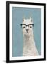 Llama Specs II-Victoria Borges-Framed Art Print