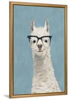 Llama Specs II-Victoria Borges-Framed Stretched Canvas