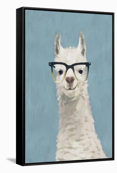 Llama Specs II-Victoria Borges-Framed Stretched Canvas