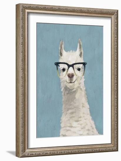 Llama Specs II-Victoria Borges-Framed Art Print