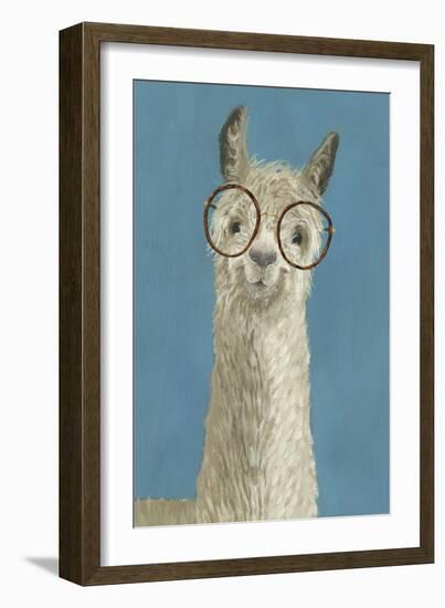 Llama Specs III-Victoria Borges-Framed Art Print