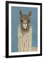 Llama Specs IV-Victoria Borges-Framed Art Print