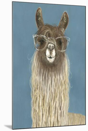 Llama Specs IV-Victoria Borges-Mounted Art Print